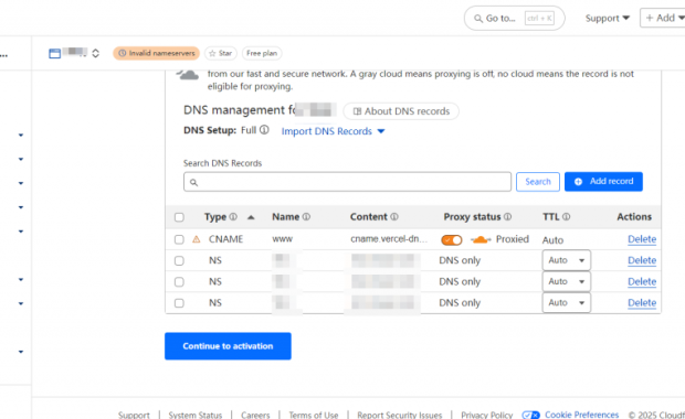 Detailed tutorial on accelerating website using Cloudflare